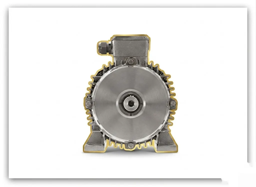 Elektromotor – typová fotografie z katalogové dokumentace JKO MEZ CZ. Elektromotor – typová fotografie z katalogové dokumentace JKO MEZ CZ.