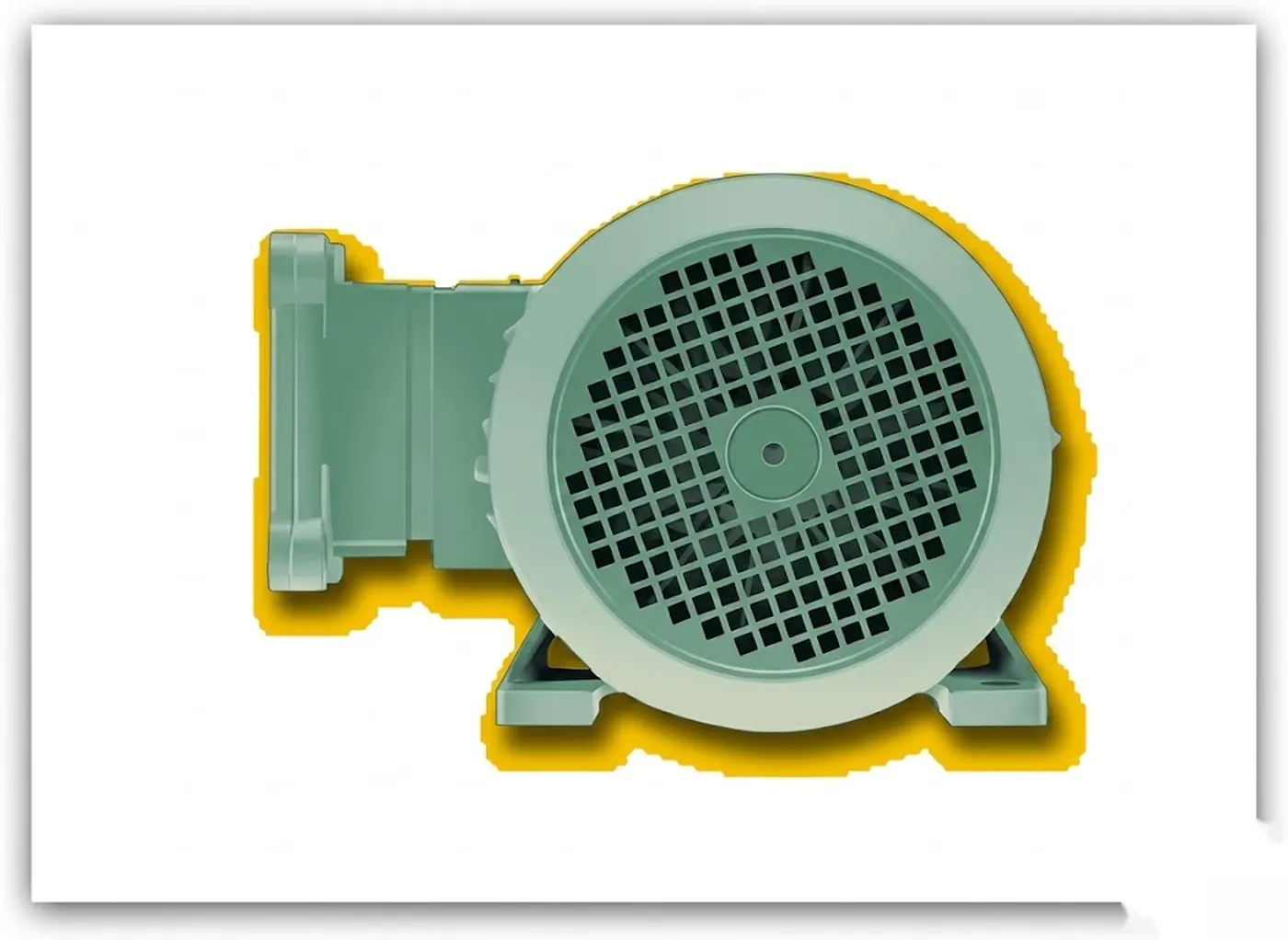 Elektromotor – typová fotografie z katalogové dokumentace JKO MEZ CZ. Elektromotor – typová fotografie z katalogové dokumentace JKO MEZ CZ.